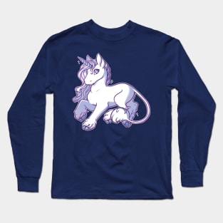 Fluffy Unicorn Long Sleeve T-Shirt